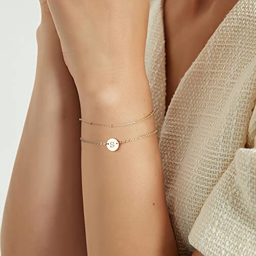 Save 60% With Code: 23QSIEP2 on MONOZO Gold Initial Bracelet - Image 4