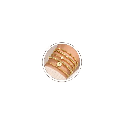 56% Off Turandoss Gold Cross Bead Bracelets for Women & Teens - Image 2