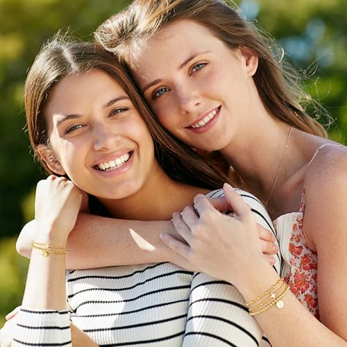 56% Off Turandoss Gold Cross Bead Bracelets for Women & Teens - Image 8