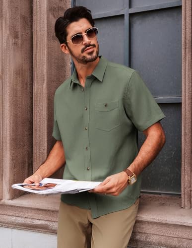 40% Off PJ PAUL JONES Men's Linen Button Down Shirt - Image 6