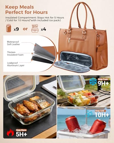 Save 40% on Women's Work Tote with Lunch Compartment - Image 4