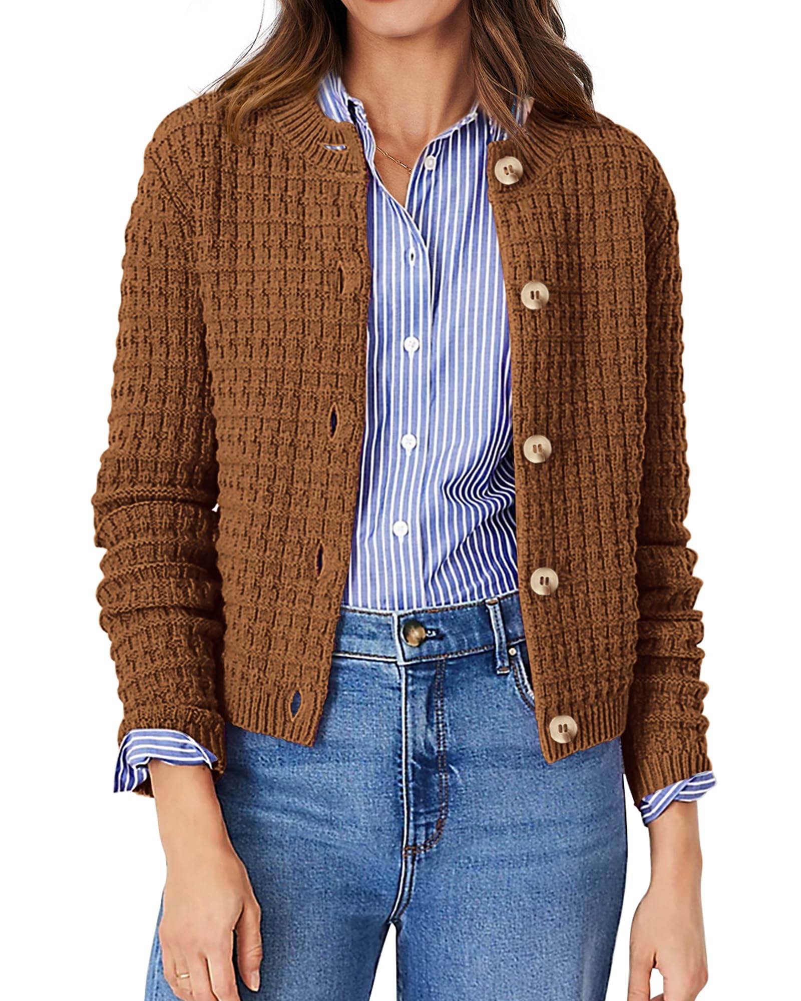39% Off PRETTYGARDEN Women's Knit Cardigan - Image 1