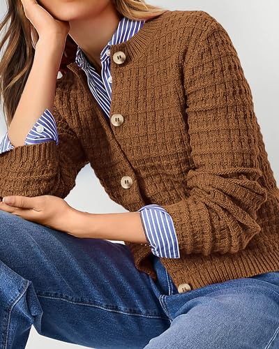 39% Off PRETTYGARDEN Women's Knit Cardigan - Image 7