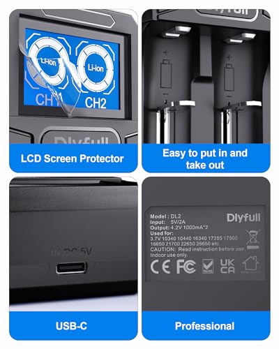 Save 50% on Dlyfull 2-Bay 18650 Battery Charger - Image 3