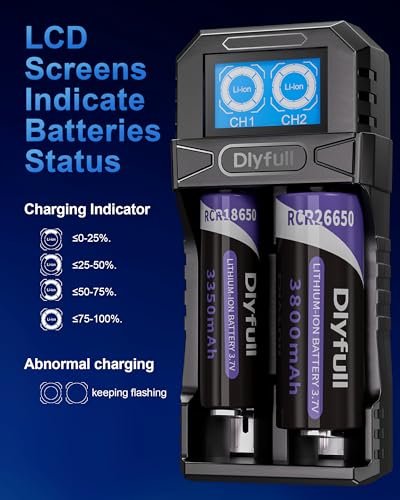 Save 50% on Dlyfull 2-Bay 18650 Battery Charger - Image 5