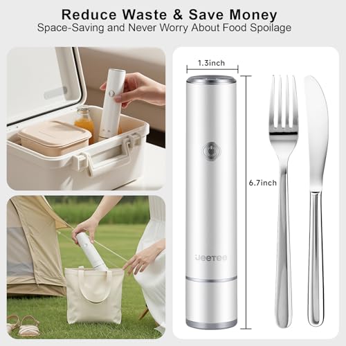 33% Off JEETEE Compact Vacuum Sealer with 35 Bags - Image 6