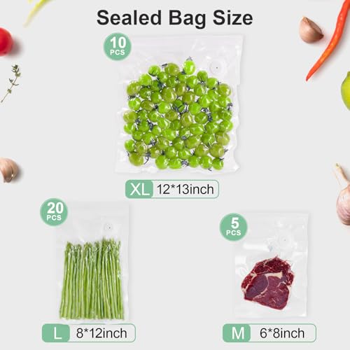 33% Off JEETEE Compact Vacuum Sealer with 35 Bags - Image 7