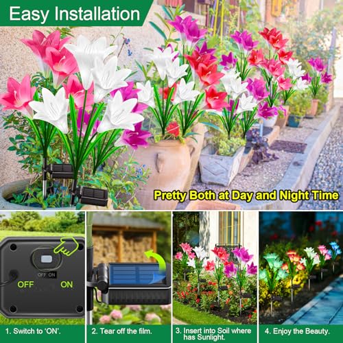 Save with Code OUXJAJ3X on Solar Flower Lights - Image 4