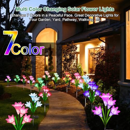 Save with Code OUXJAJ3X on Solar Flower Lights - Image 7