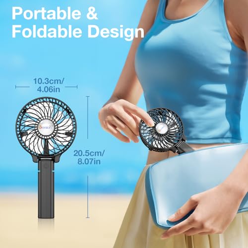 32% Off VersionTECH. Portable Handheld Fan – Code ISF8PGBH - Image 7