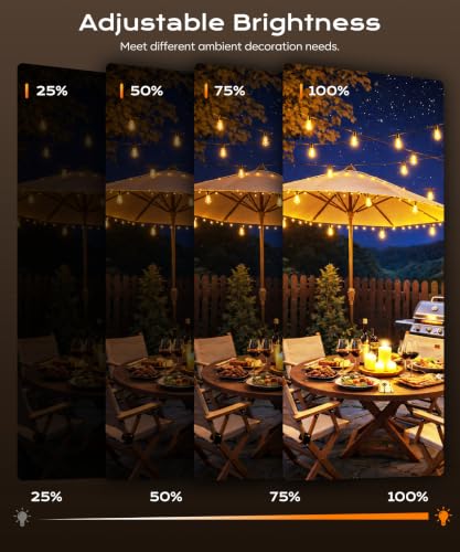 67% Off Ecoeve 50FT Smart Outdoor String Lights + Code - Image 6