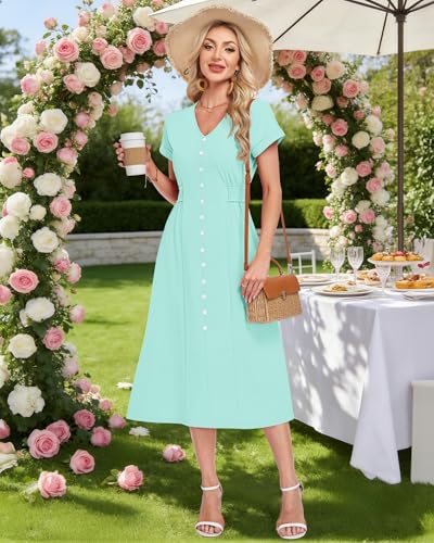 51% OFF MOLERANI Women's Summer Midi Dress with Pockets - Image 4