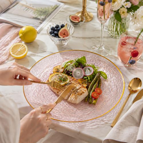 60Pc Pink Gold Party Plates Under $25 - Code YJPCIJ65 - Image 6