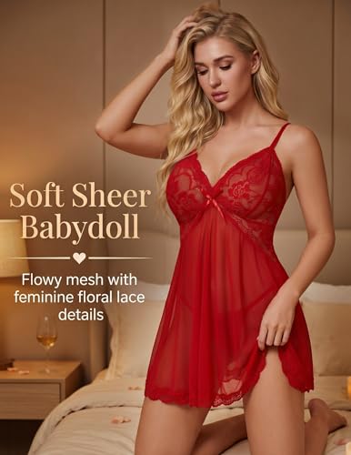 52% Off Girece Lace Babydoll Lingerie for Women - Image 3