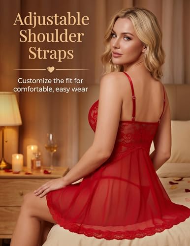 52% Off Girece Lace Babydoll Lingerie for Women - Image 6