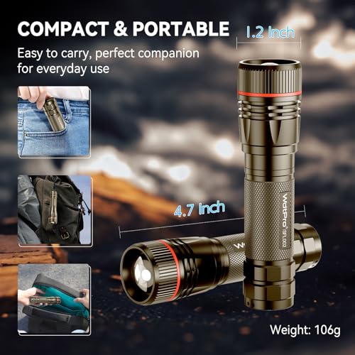 29% Off WdtPro Rechargeable High Lumens Flashlight - Image 5