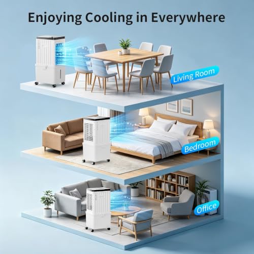 Portable Air Cooler 3-in-1 with Fan & Humidifier - Code Inside! - Image 3