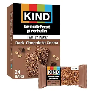 23% Off KIND Breakfast Protein Bars, Dark Chocolate Cocoa