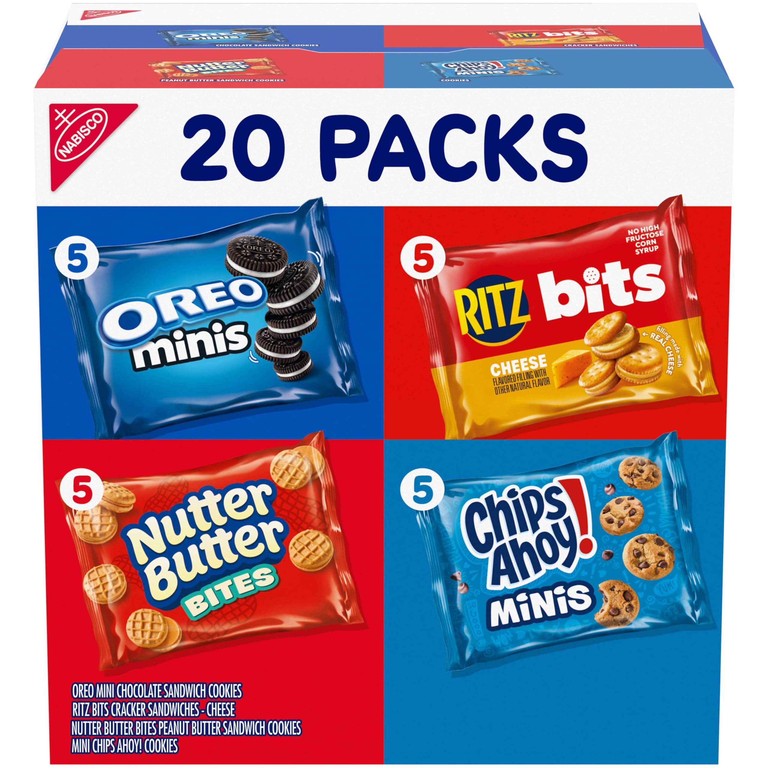 20% Off Nabisco Snacks Variety Pack (20 Packs)