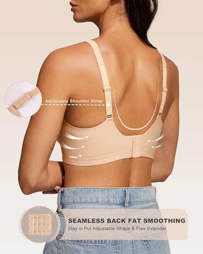 57% Off obind Deep V Jelly Bra Wireless Bralettes - Image 5