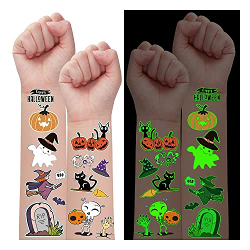 50% Off Glow Halloween Tattoos for Kids - Code RBVVU5YM - Image 2