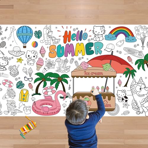 25% Off Summer Giant Coloring Poster by JXSDWANG - Image 2