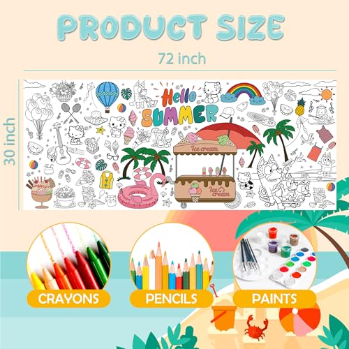25% Off Summer Giant Coloring Poster by JXSDWANG - Image 3