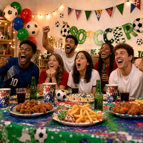 15% Off Soccer Party Tableware Kit for 24 Guests! - Image 3