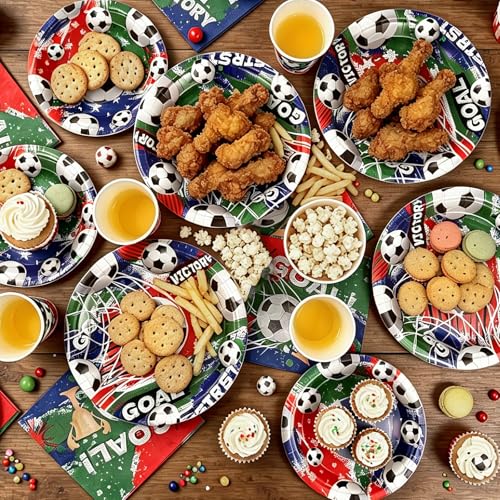 15% Off Soccer Party Tableware Kit for 24 Guests! - Image 5