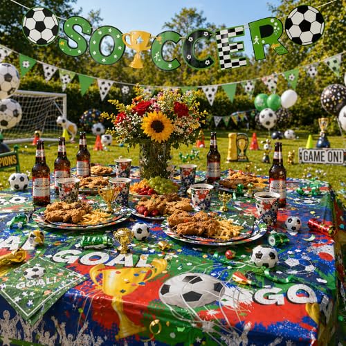 15% Off Soccer Party Tableware Kit for 24 Guests! - Image 6
