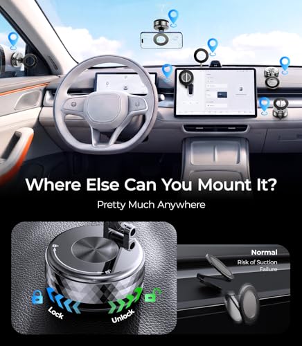 50% Off Meifigno 360° Rotating MagSafe Car Mount for Tesla - Image 4