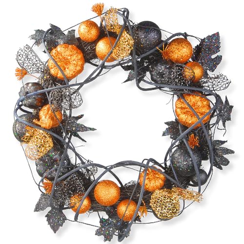 55% Off Halloween Wreath with Pumpkins & Ornaments - Image 2