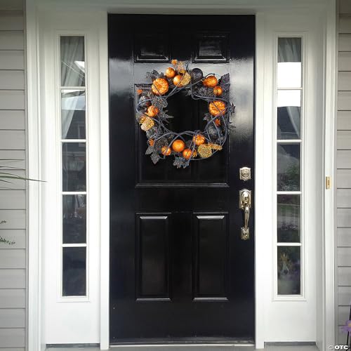 55% Off Halloween Wreath with Pumpkins & Ornaments - Image 3
