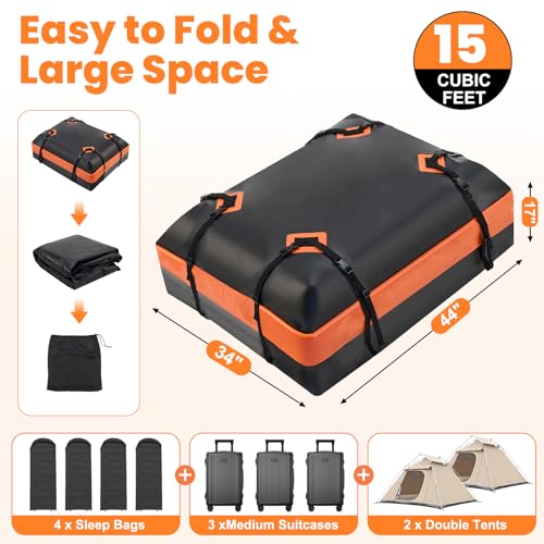 29% Off DUMOS Waterproof Car Roof Bag Cargo Carrier - Image 4