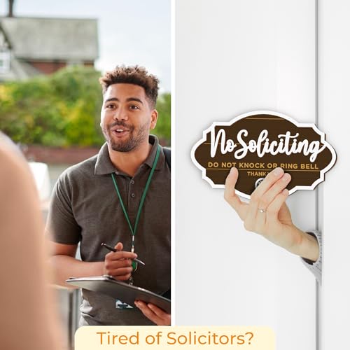Save 50% on No Soliciting Sign for Your Door - Image 4