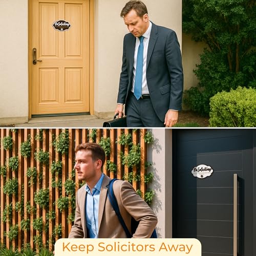 Save 50% on No Soliciting Sign for Your Door - Image 5