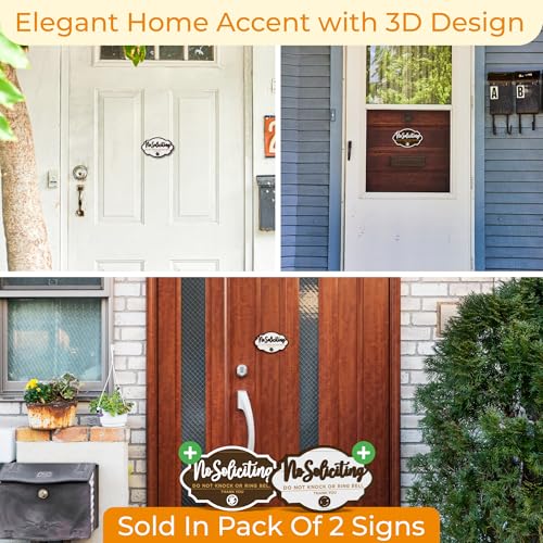 Save 50% on No Soliciting Sign for Your Door - Image 7