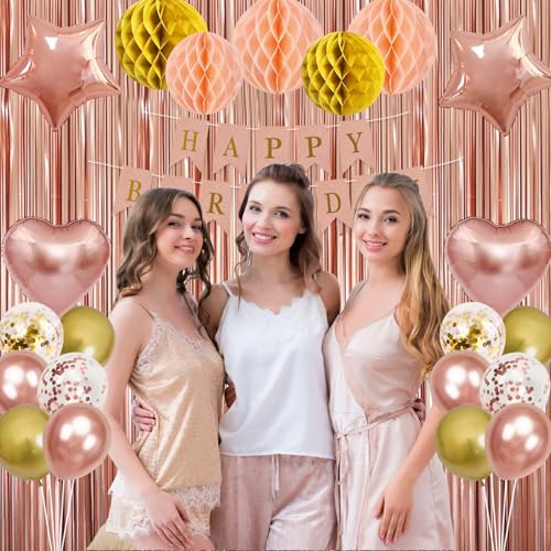 50% Off Rose Gold Birthday Party Decorations Kit - Image 6