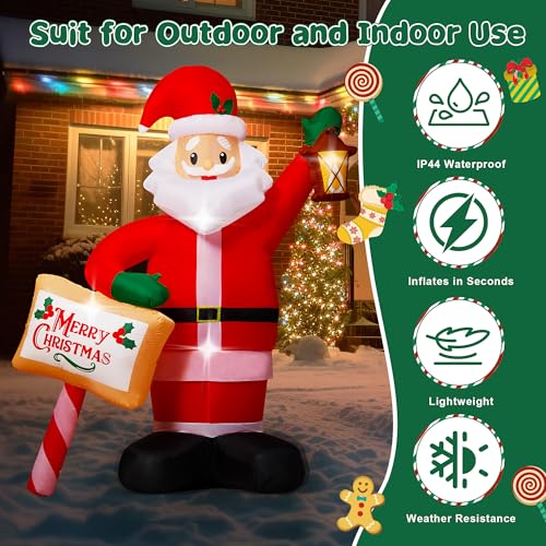 13.99! 7FT Santa Inflatable: 19% Off + Code YOKQUJNN - Image 4