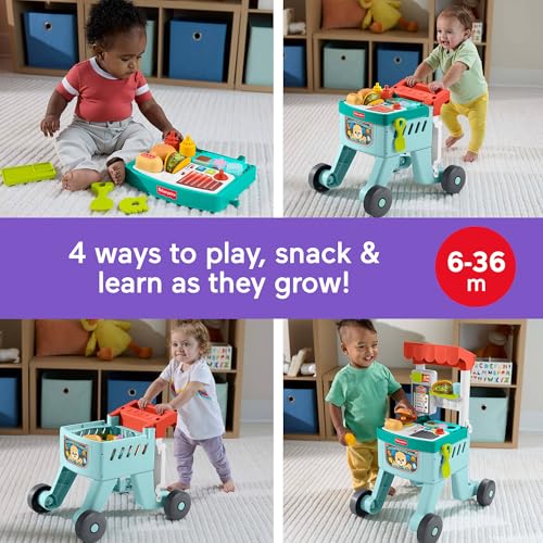 44% Off Fisher-Price 4-in-1 Snack Cart Walker for Babies - Image 3