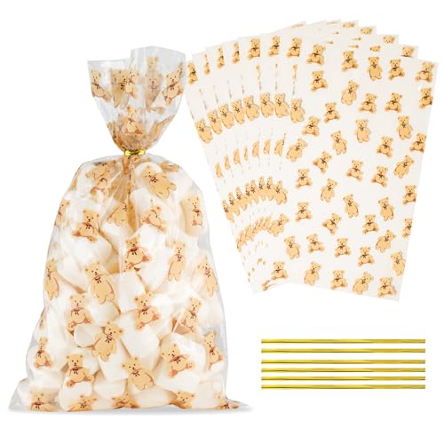 50% Off Docvania Clear Bear Treat Bags for Parties - Image 2