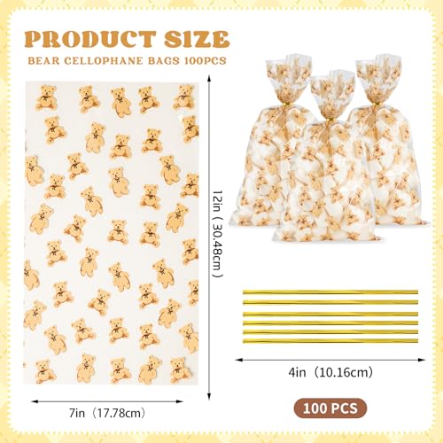 50% Off Docvania Clear Bear Treat Bags for Parties - Image 3
