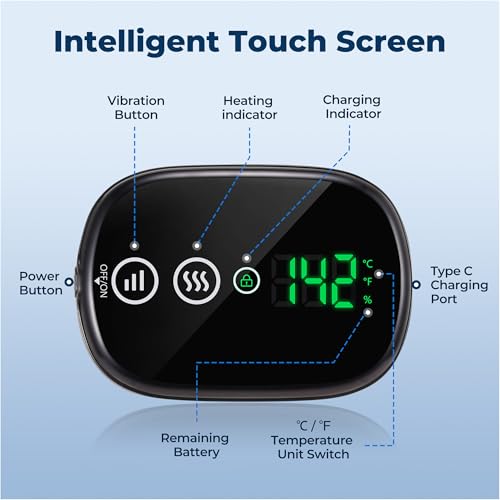 28% Off Cordless Heating Pad with Massage for Back Pain Relief - Image 5