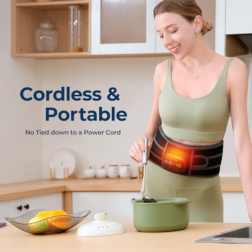 28% Off Cordless Heating Pad with Massage for Back Pain Relief - Image 6