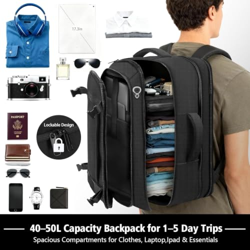 38% Off HULVION Expandable Travel Backpack with Warranty - Image 3