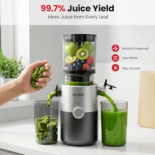 LAUDLIFE Cold Press Juicer: 50% Off with Code PS2MSLV8 - Image 4