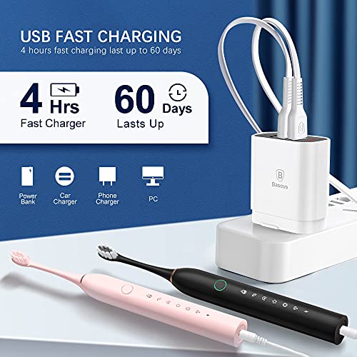 50% Off: 2 Pack Electric Toothbrushes with 8 Brush Heads - Image 7