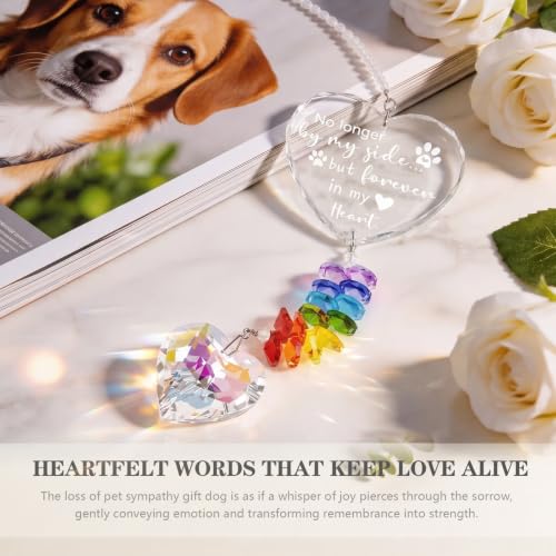 50% Off Dog Memorial Crystal Suncatcher Gift - Image 5