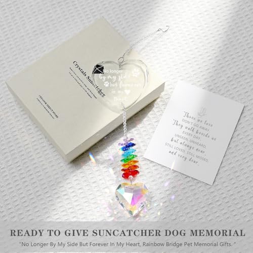 50% Off Dog Memorial Crystal Suncatcher Gift - Image 6