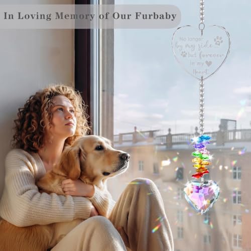 50% Off Dog Memorial Crystal Suncatcher Gift - Image 7